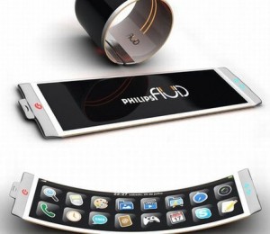 Smartphone Fluid cu display flexibil - Philips