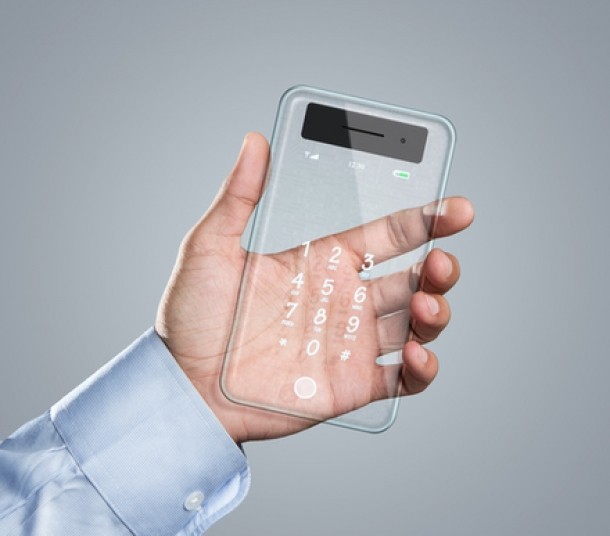 Smartphone transparent Windows