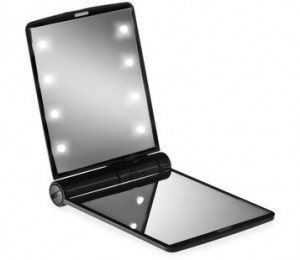 Oglinda compacta cu LED-uri