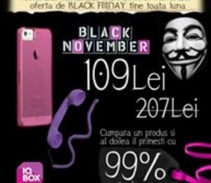 iqbox.ro, receptor retro + husa iPhone 5, 98 lei