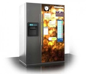Frigider touchscreen