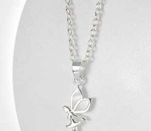 Pandantiv din argint model Tinkerbell cu sidef alb - 88 de lei