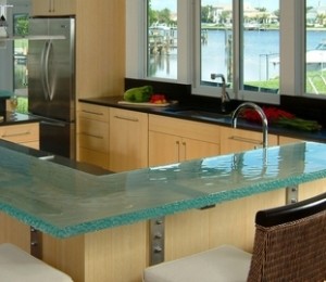 blat bucatarie din sticla