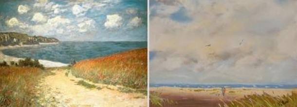 Stanga Monet, dreapta Kieron