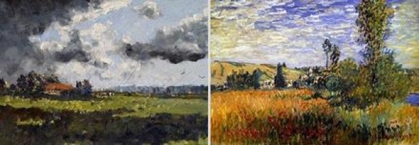 Stanga Kieron, dreapta Monet