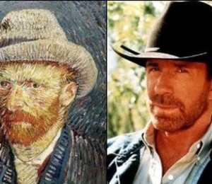 Vincent Van Gogh si Chuck Norris
