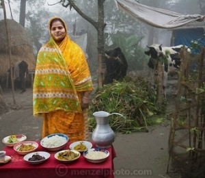 Shahnaz Begum, mama a 4 copii, Bangladesh: nu se stie numarul de calorii