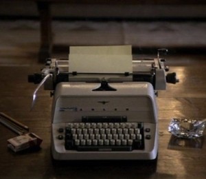 Masina de scris din "The Shining" (1980)