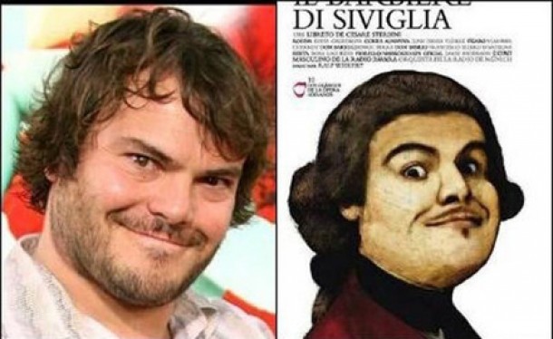Jack Black si Barbierul din Sevilla