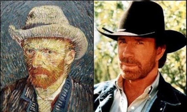 Vincent Van Gogh si Chuck Norris