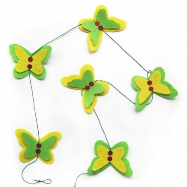 Ghirlanda cu fluturi, 10 lei, allstyle.ro