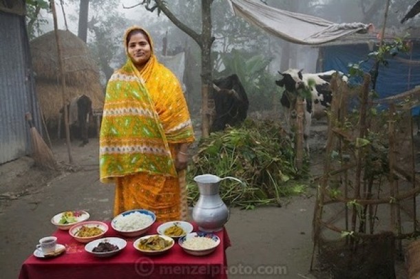 Shahnaz Begum, mama a 4 copii, Bangladesh: nu se stie numarul de calorii