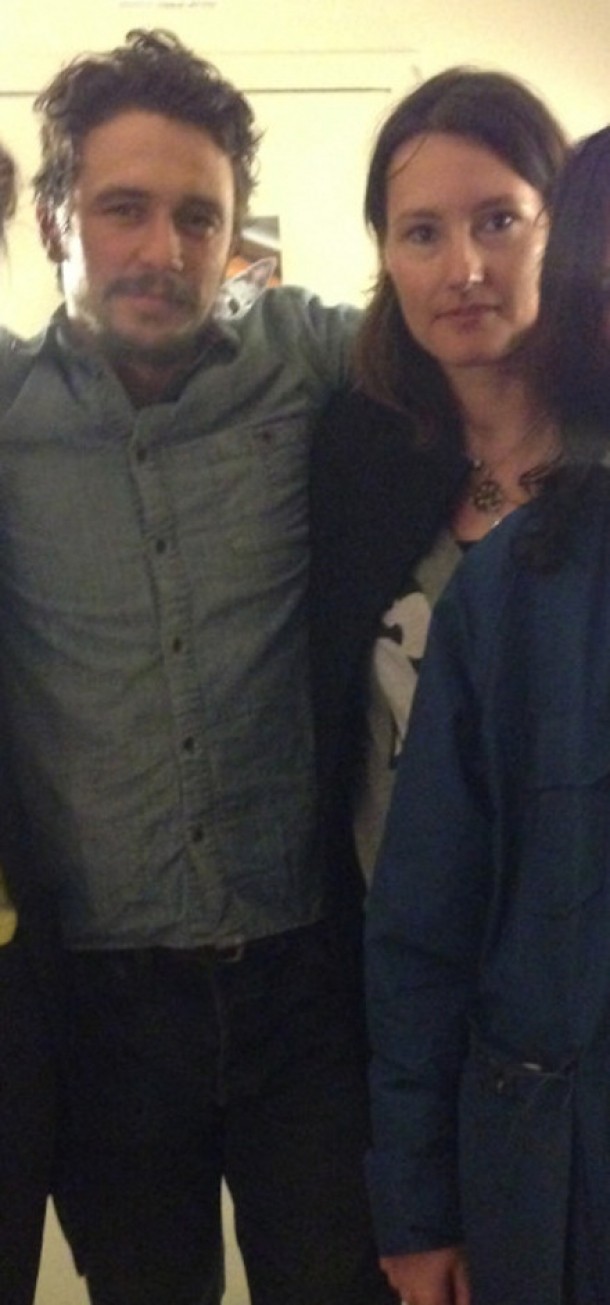 Adriana Rotaru cu James Franco pentru filmul Palo Alto