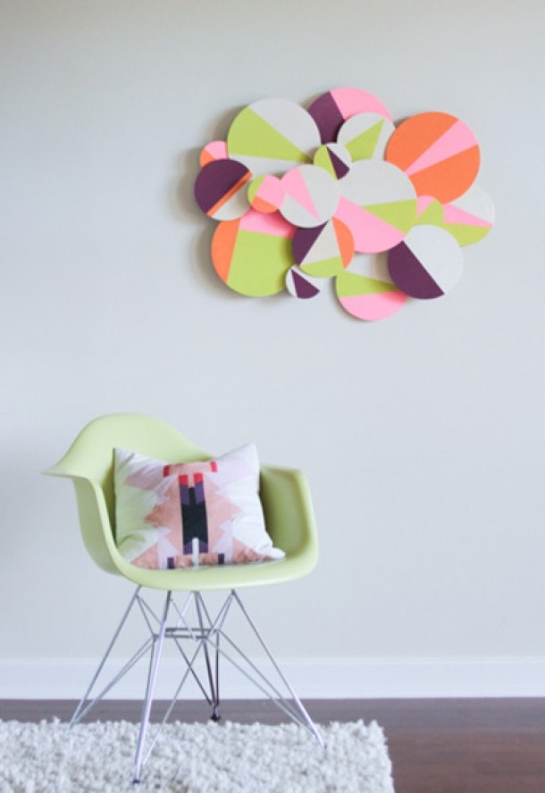 arta geometrica 3D colorata