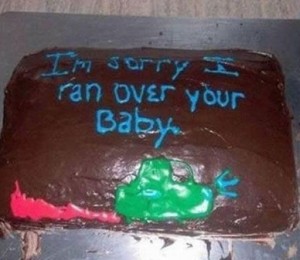 a trecut cu masina peste bebelus