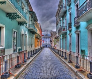 Strada Old San Juan, Puerto Rico
