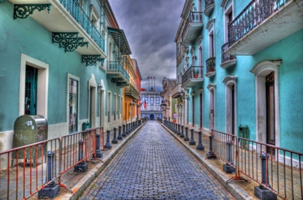 Strada Old San Juan, Puerto Rico