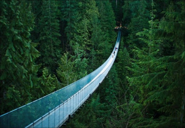 Podul Suspendat Capilano, Canada