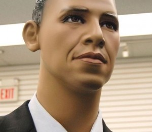 Manechinul clona a presedintelui Obama