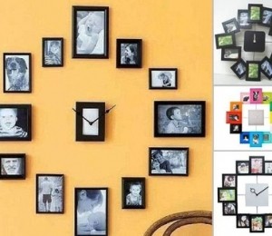 Ceasul de perete din fotografii