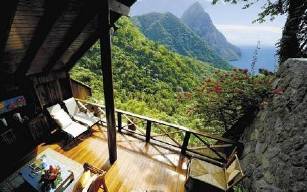 Resortul Ladera din St. Lucia