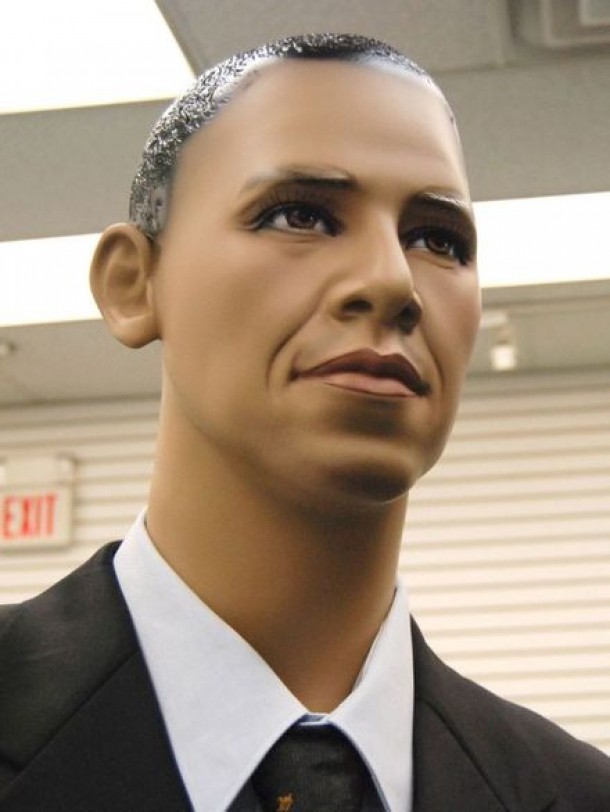 Manechinul clona a presedintelui Obama