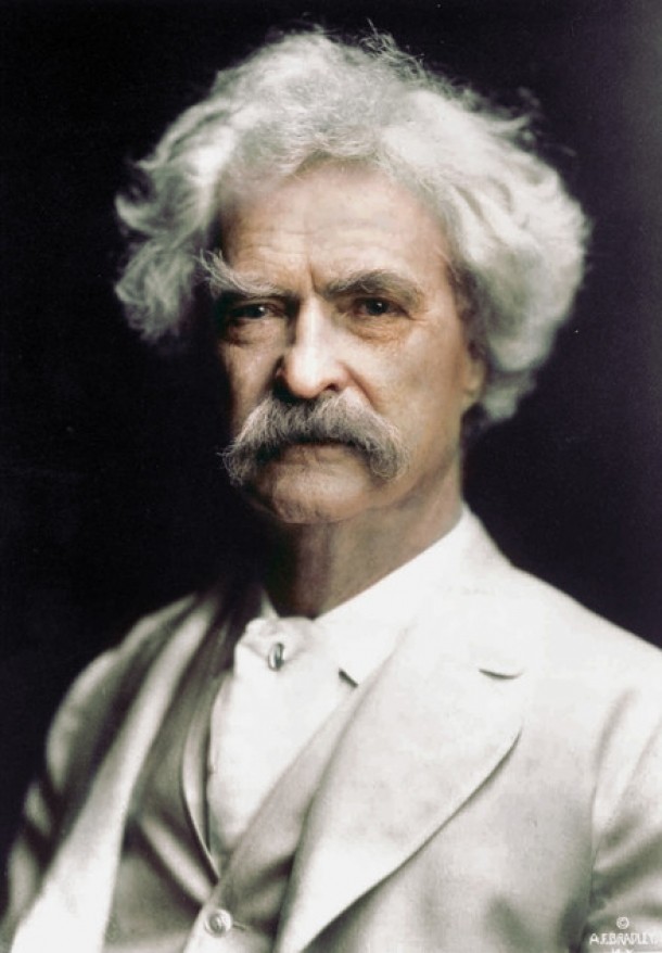 Mark Twain, 1907.