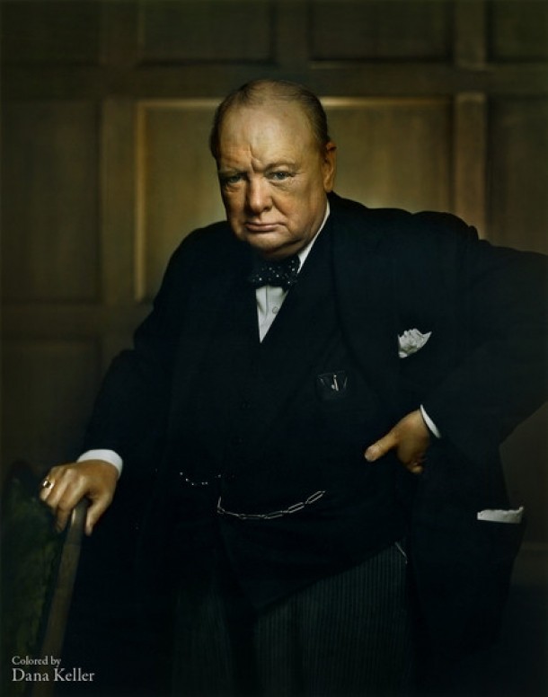 Winston Churchill, 1947.