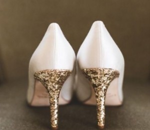 Pantofi cu tocul imbracat in paiete