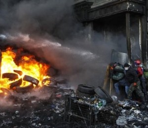 Protestatarii din Ucraina