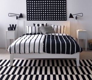 TUVBRÄCKA - Husã pilotã+faþã de pernã, 89,99 lei HILDIS Metraj, alb, negru 19,99 lei/metru STOCKHOLM - Covor, 599 lei