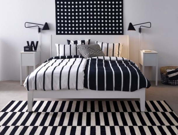 TUVBRÄCKA - Husã pilotã+faþã de pernã, 89,99 lei HILDIS Metraj, alb, negru 19,99 lei/metru STOCKHOLM - Covor, 599 lei