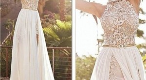 decolteu rochie mireasa