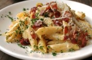 penne carbonara