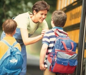 mama copii scoala