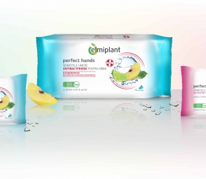 Servetele umede hidratante, Elmiplant