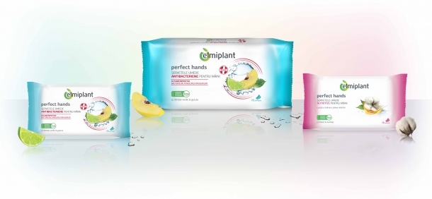 Servetele umede hidratante, Elmiplant