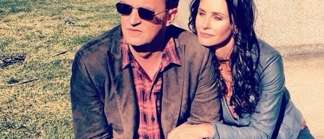Matthew Perry şi Courteney Cox