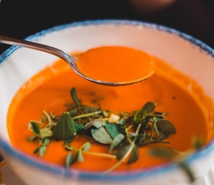 supa crema de roșii