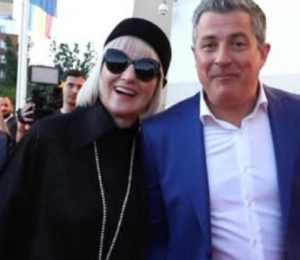 Mihai Călin și soția sa