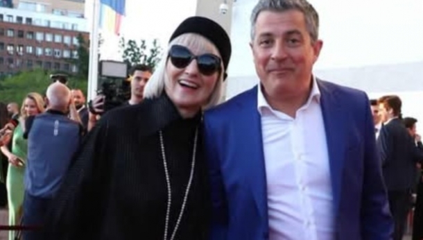 Mihai Călin și soția sa