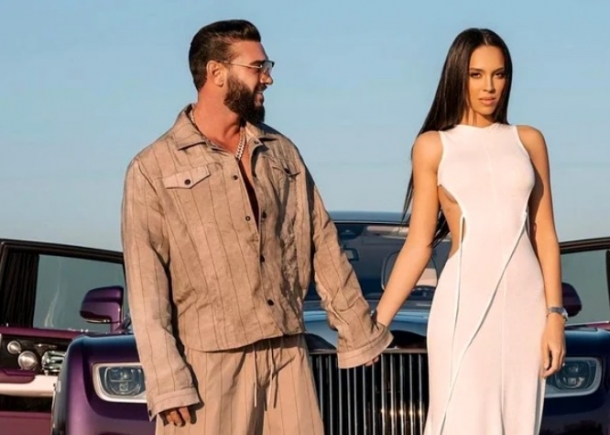 Dorian Popa și soția lui